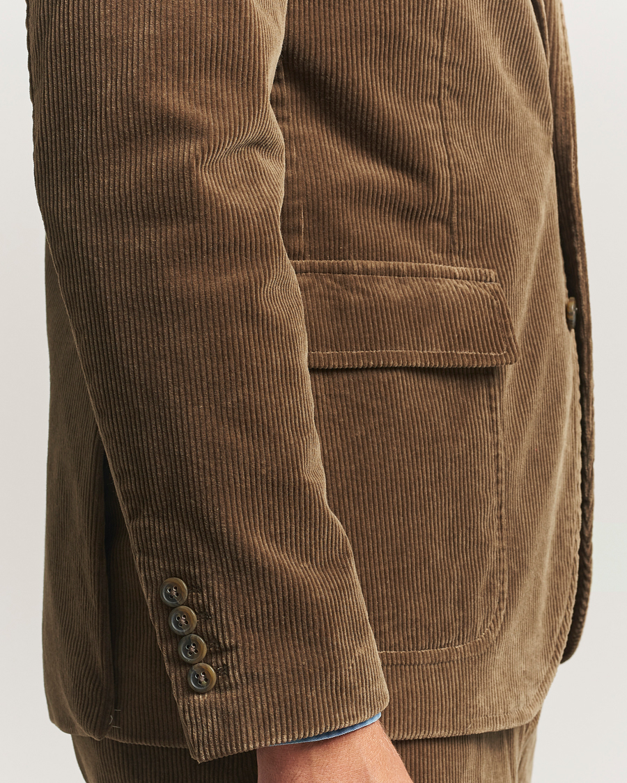 Men | Blazers | Polo Ralph Lauren | Single Breasted Corduroy Sportcoat Montana Brown
