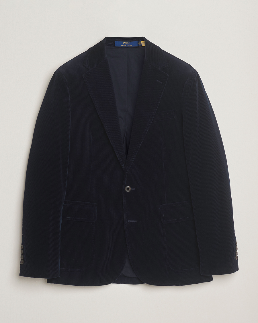 Men | Blazers | Polo Ralph Lauren | Single Breasted Corduroy Sportcoat Navy