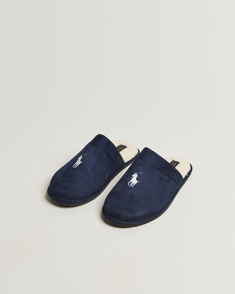 Men | Sandals & Slides | Polo Ralph Lauren | Klarence Dress Slipper Navy/BlackWatch