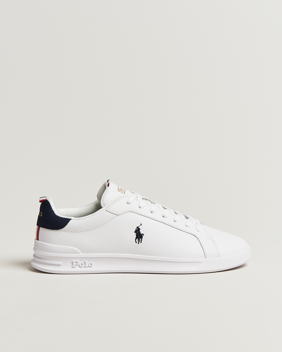 Men | Sneakers | Polo Ralph Lauren | Heritage Court Sneakers White/Navy/Red