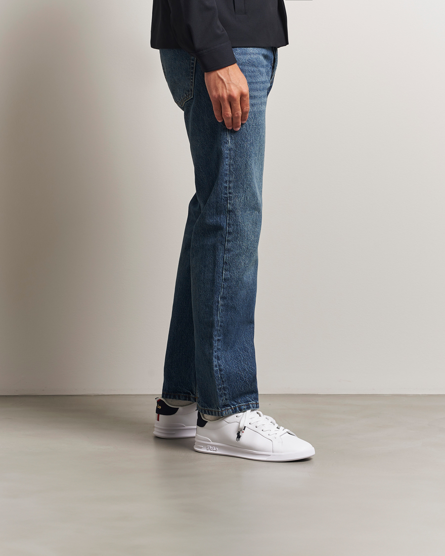 Men | Sneakers | Polo Ralph Lauren | Heritage Court Sneakers White/Navy/Red