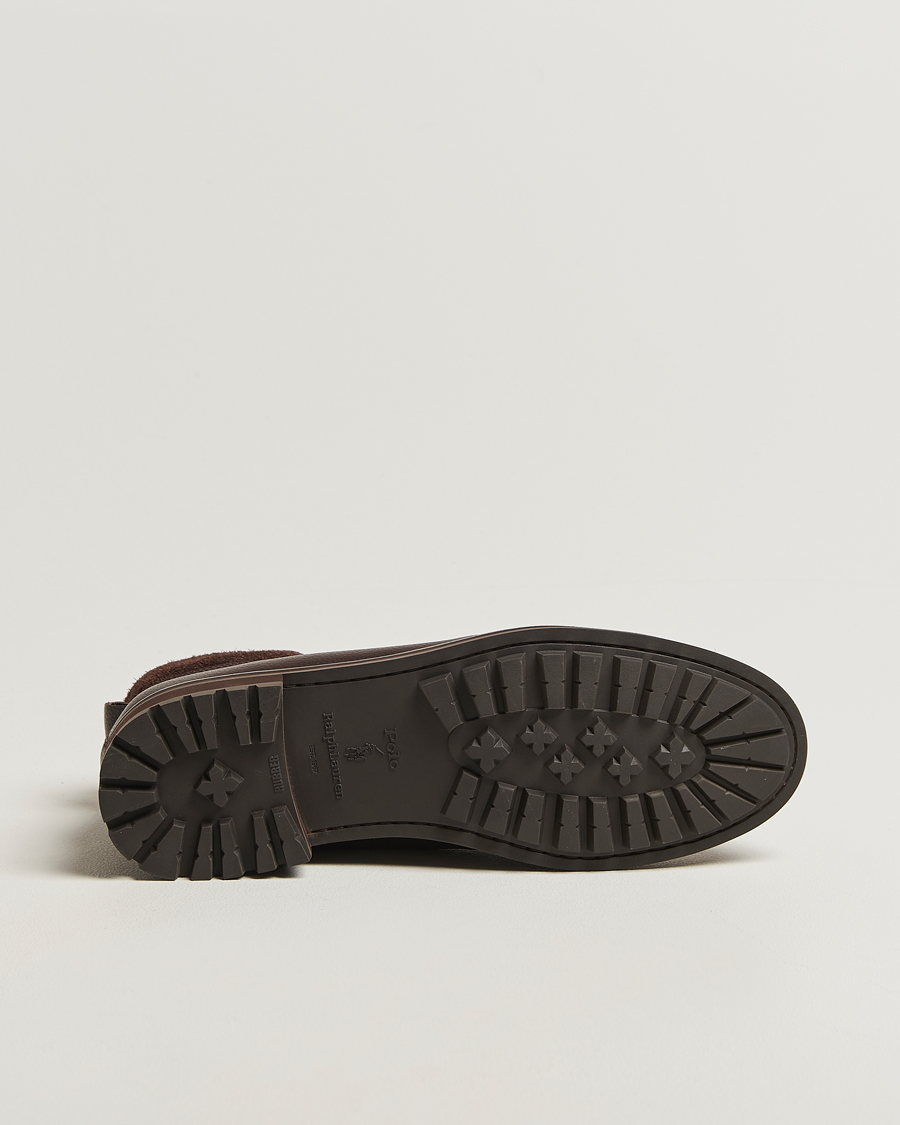 Men | Boots | Polo Ralph Lauren | Bryson Mid Boot Dark Brown Calf