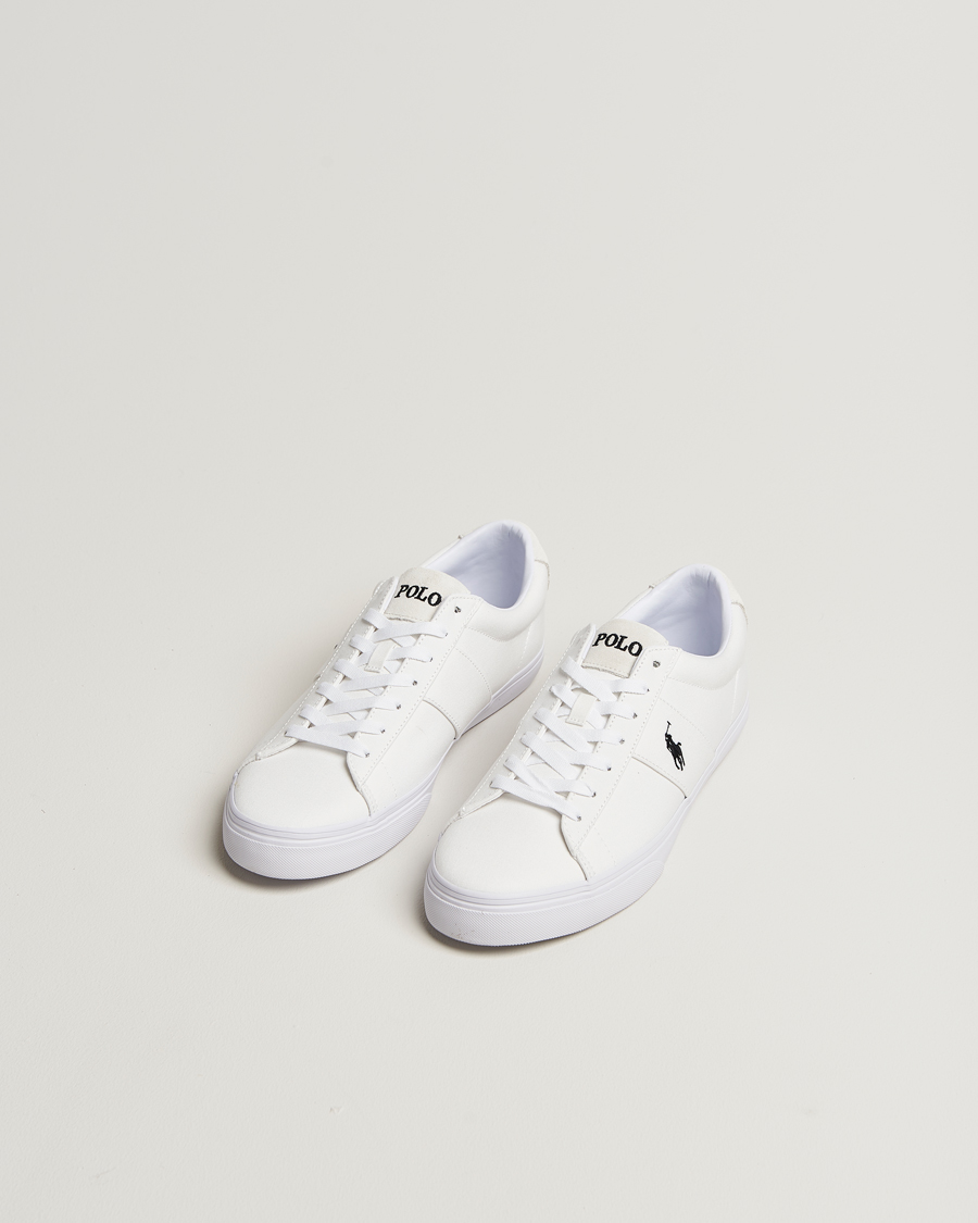 Men | Sneakers | Polo Ralph Lauren | Sayer Canvas Sneakers White/Black