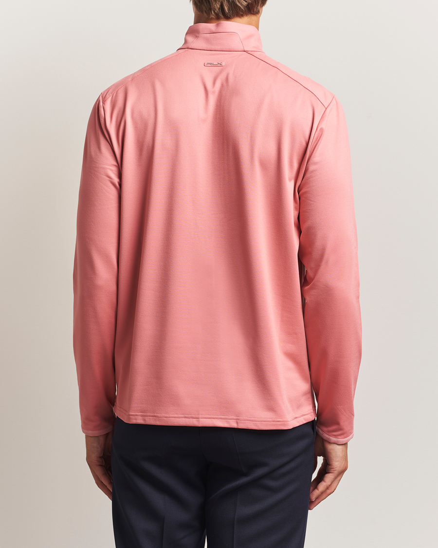 Men | Sweaters & Knitwear | RLX Ralph Lauren | Luxury Jersey Half Zip Desert Rose