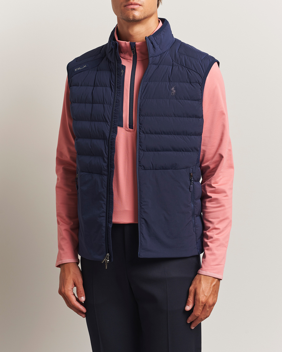 Men | Gilets | RLX Ralph Lauren | Insulated Dyed Vest Refined Navy