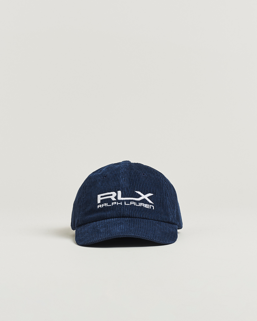 Men | Hats & Caps | RLX Ralph Lauren | Corduroy Cap Refined Navy