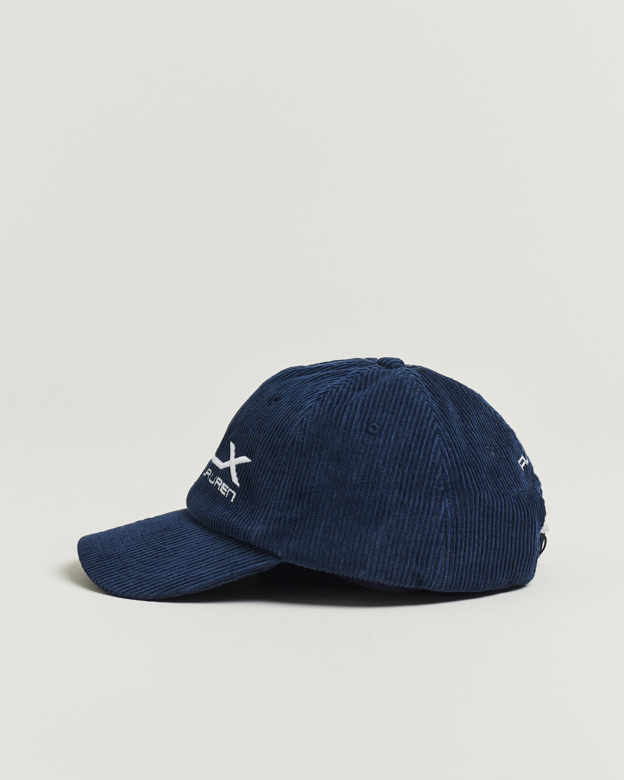 Men | Hats & Caps | RLX Ralph Lauren | Corduroy Cap Refined Navy