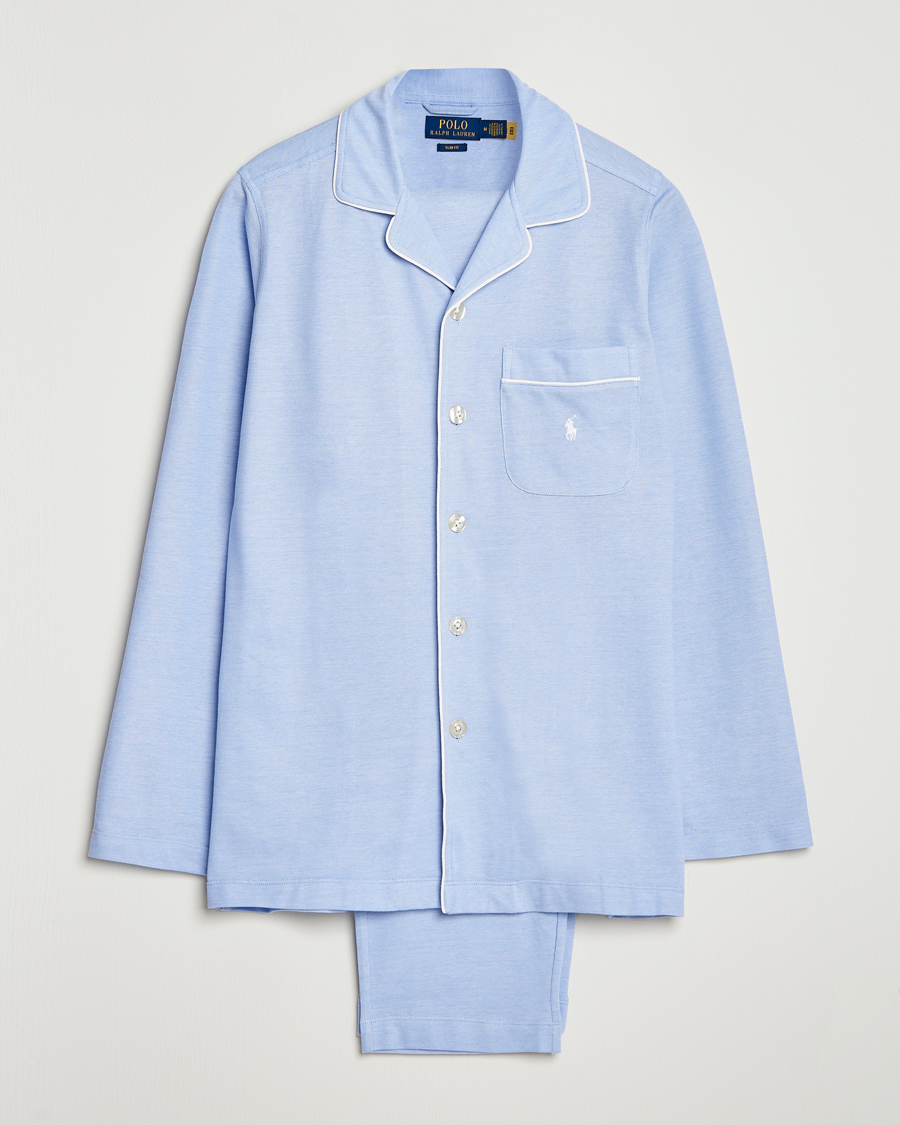 Men | Pyjamas & Robes | Polo Ralph Lauren | Cotton Pyjamas Set Blue