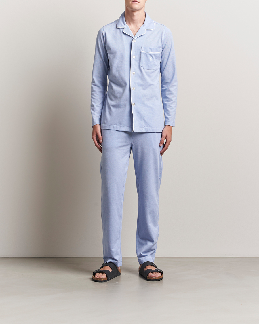 Men | Pyjamas & Robes | Polo Ralph Lauren | Cotton Pyjamas Set Blue