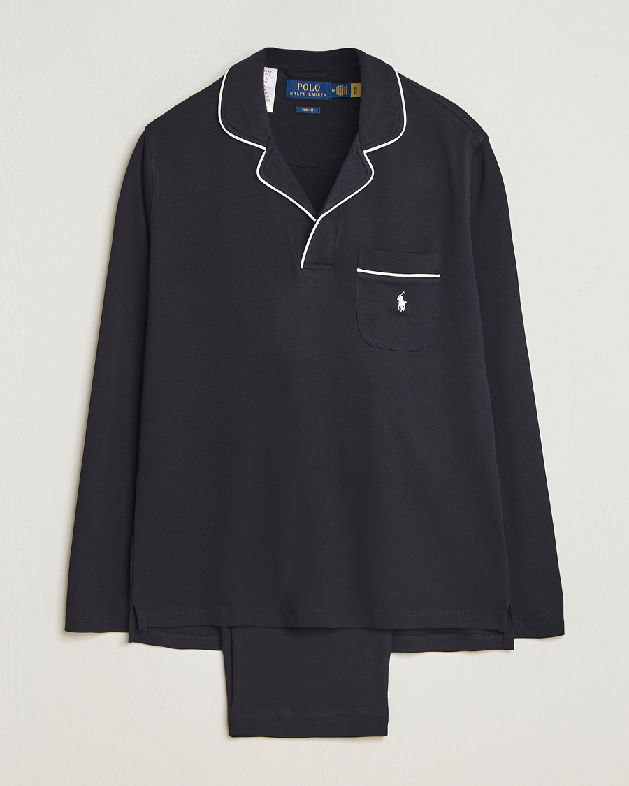Men | Pyjamas & Robes | Polo Ralph Lauren | Cotton Lounge Set Collection Navy