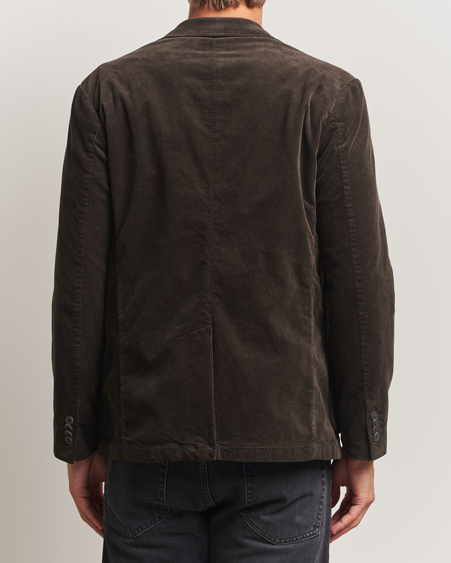 Men | Blazers | Sunspel | Relaxed Corduroy Blazer Coffee