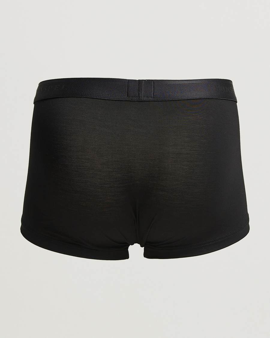 Men | Underwear & Socks | Sunspel | Tencel Stretch Trunk Black