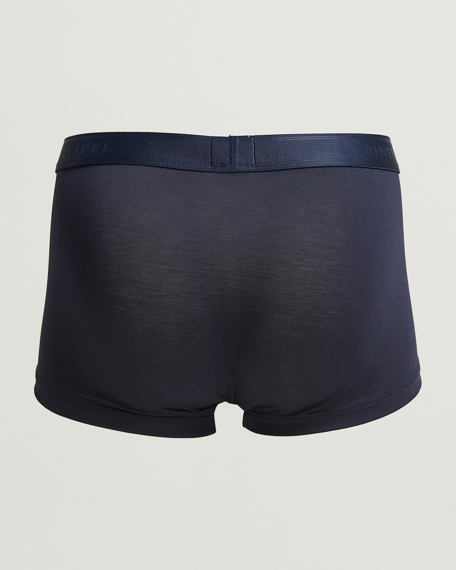 Men | Underwear & Socks | Sunspel | Tencel Stretch Trunk Navy