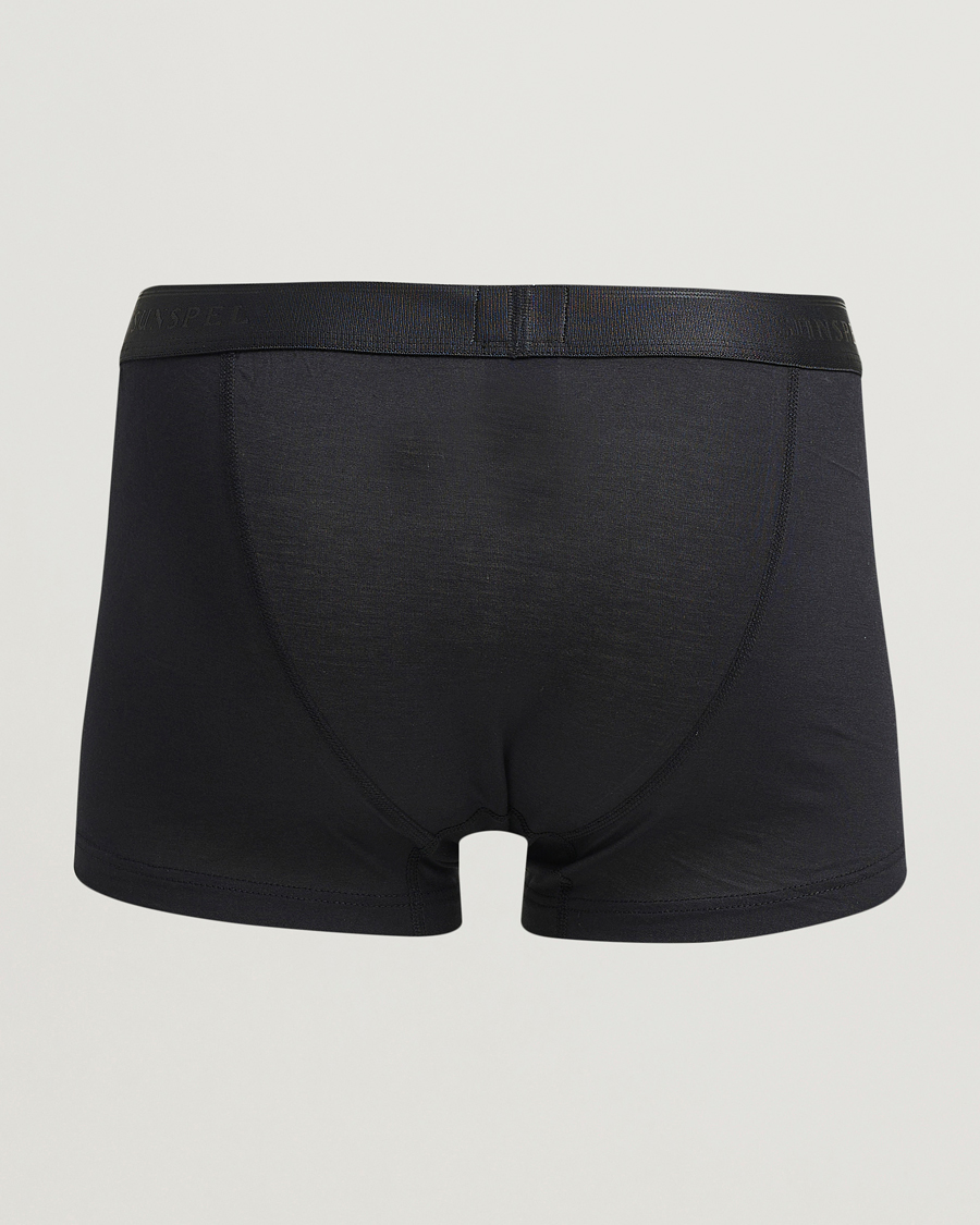 Men | Underwear & Socks | Sunspel | Superfine Cotton Trunk Black