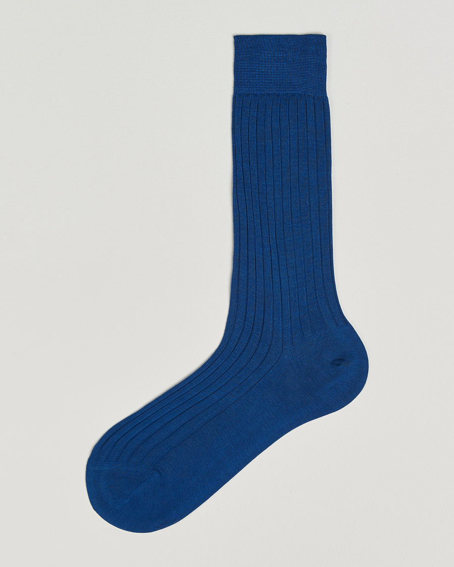 Men | Underwear & Socks | Bresciani | Cotton Ribbed Short Blue Melange