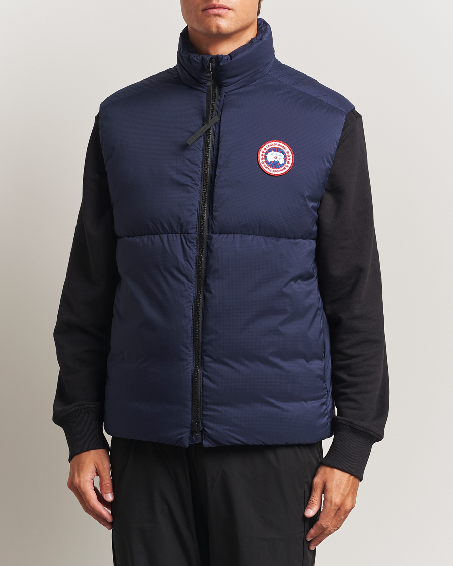 Men | Coats & Jackets | Canada Goose | Lodge Vest Atlantic Navy