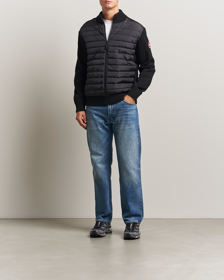 Men | Coats & Jackets | Canada Goose | Hybridge Knit Jacket Black