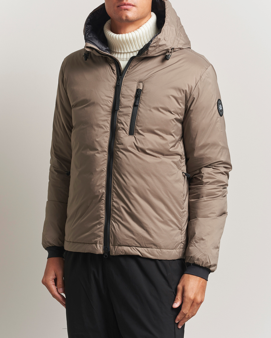 Men | Coats & Jackets | Canada Goose Black Label | Lodge Hoody Taupe