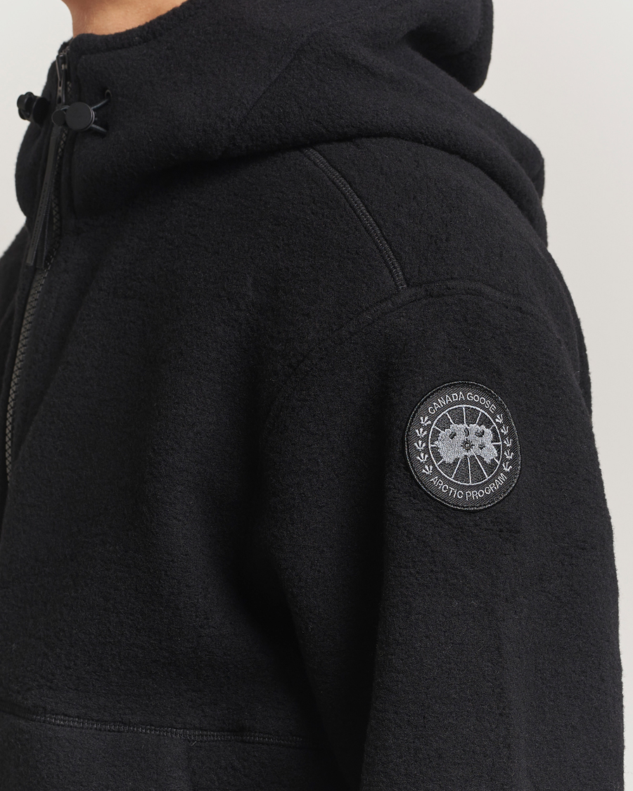 Men | Sweaters & Knitwear | Canada Goose Black Label | Chillwack Fleece Bomber Black
