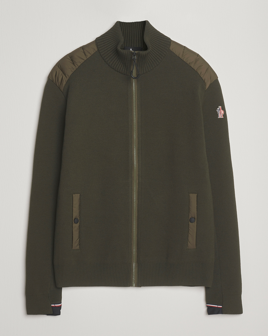 Men | Coats & Jackets | Moncler Grenoble | Padded Hybrid Jacket Forest Green
