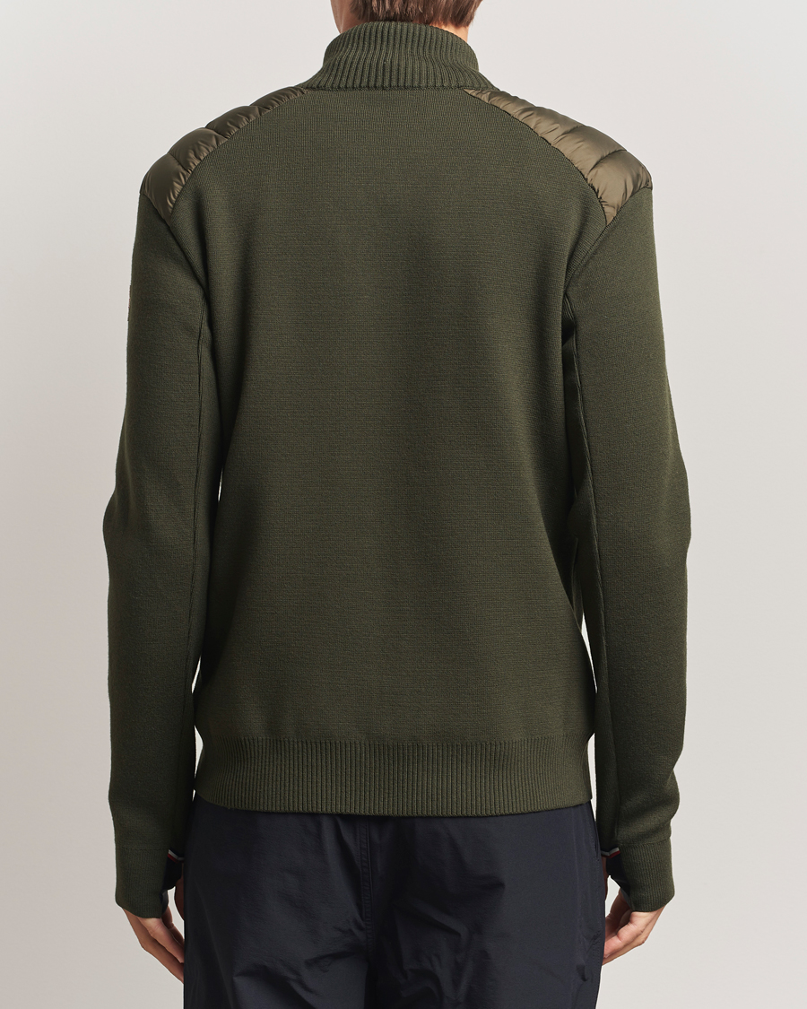 Men | Coats & Jackets | Moncler Grenoble | Padded Hybrid Jacket Forest Green
