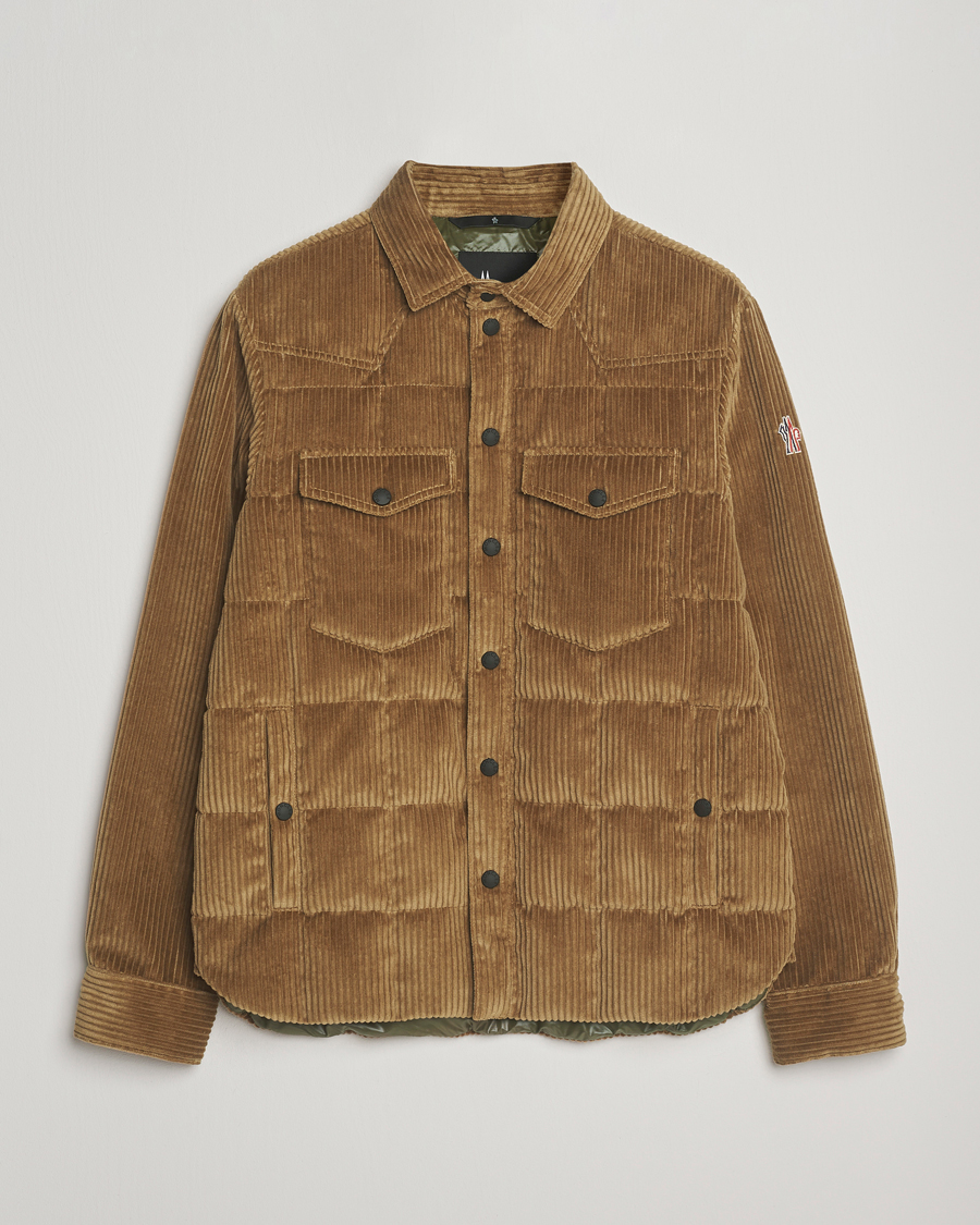 Men | Coats & Jackets | Moncler Grenoble | Gelt Corduroy Shirt Jacket Brown
