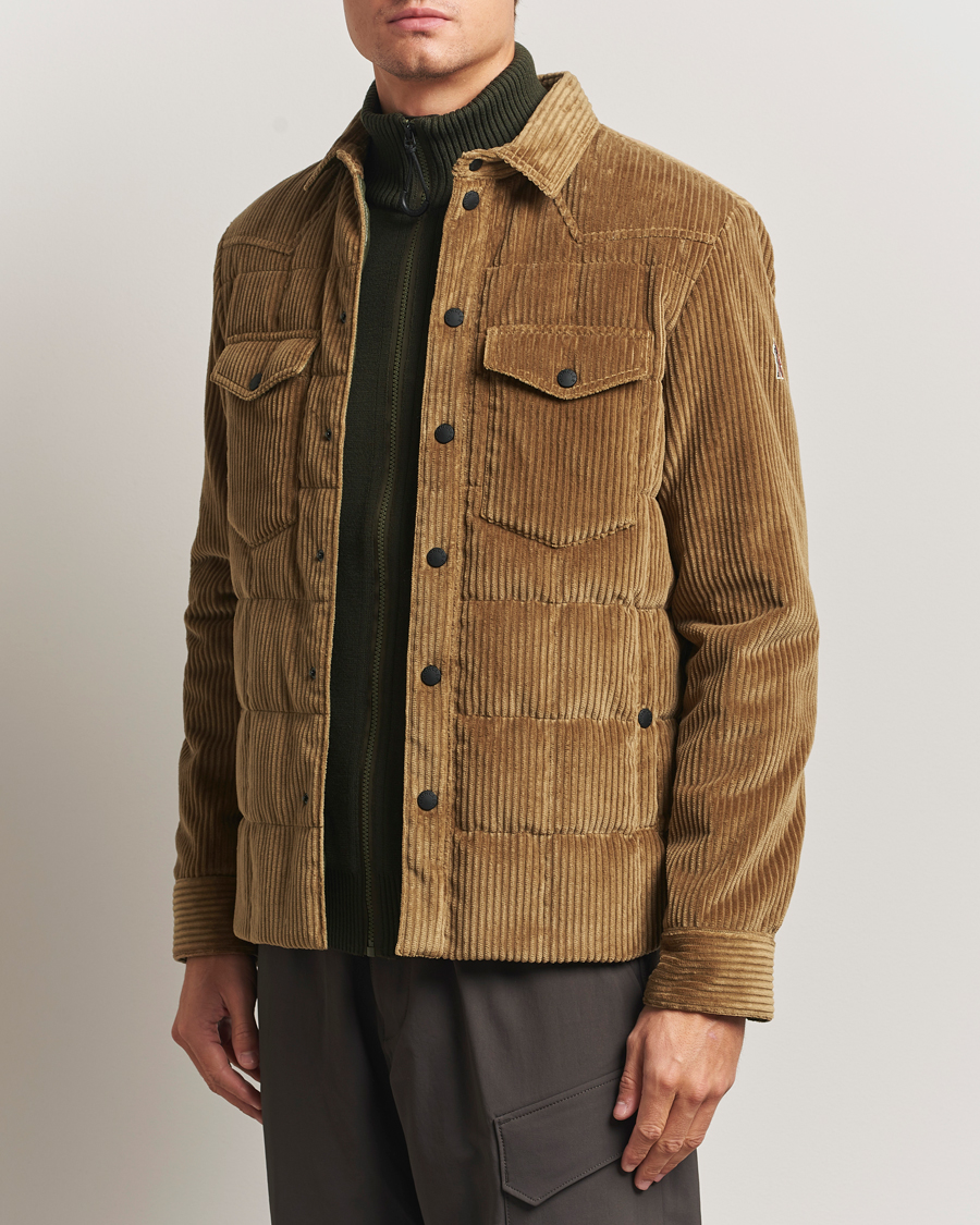 Men | Coats & Jackets | Moncler Grenoble | Gelt Corduroy Shirt Jacket Brown