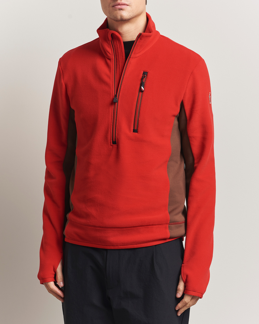 Men | Sweaters & Knitwear | Moncler Grenoble | Performance Zip Sweater Racing Red