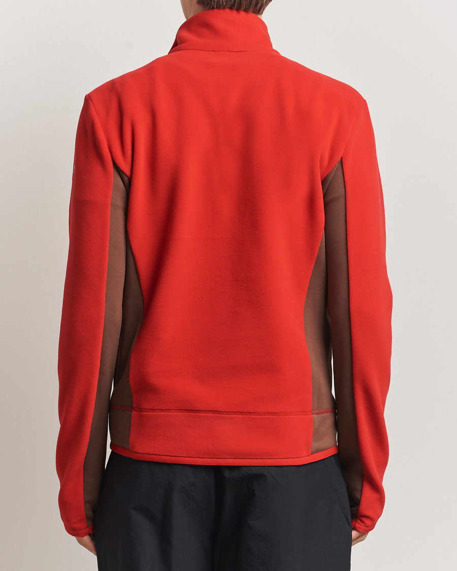 Moncler Grenoble Performance Zip Sweater Racing Red at CareOfCarl.com