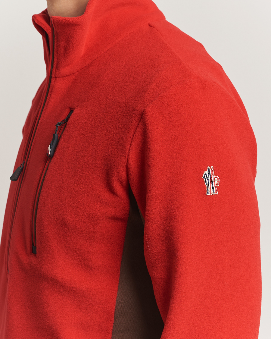 Men | Sweaters & Knitwear | Moncler Grenoble | Performance Zip Sweater Racing Red
