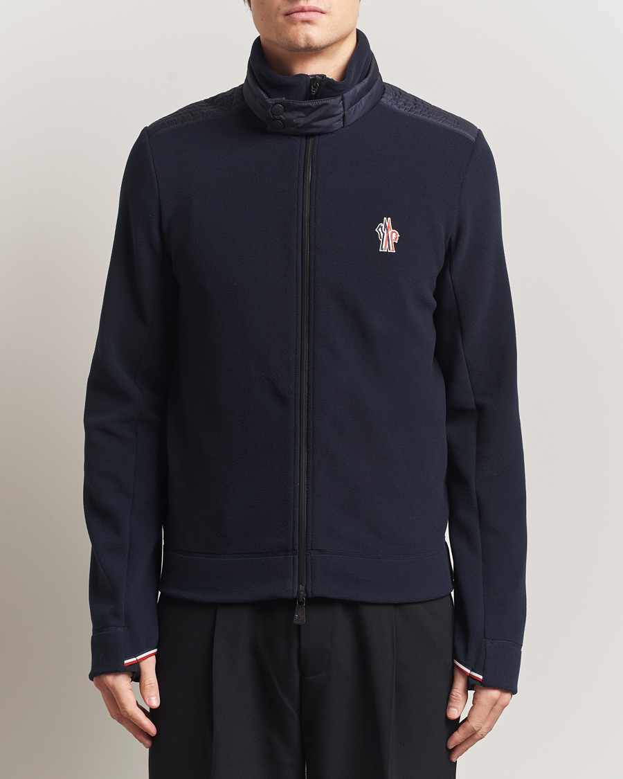 Men | Sweaters & Knitwear | Moncler Grenoble | Full Zip Cardigan Navy