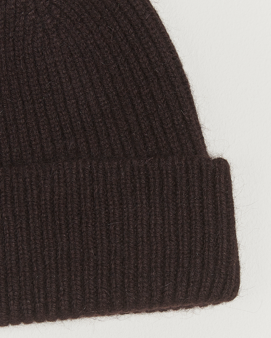Men | Beanies | Le Bonnet | Lambswool/Caregora Beanie Espresso