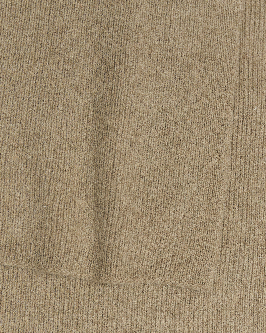 Men | Scarves | Le Bonnet | Lambswool/Caregora Scarf Clay