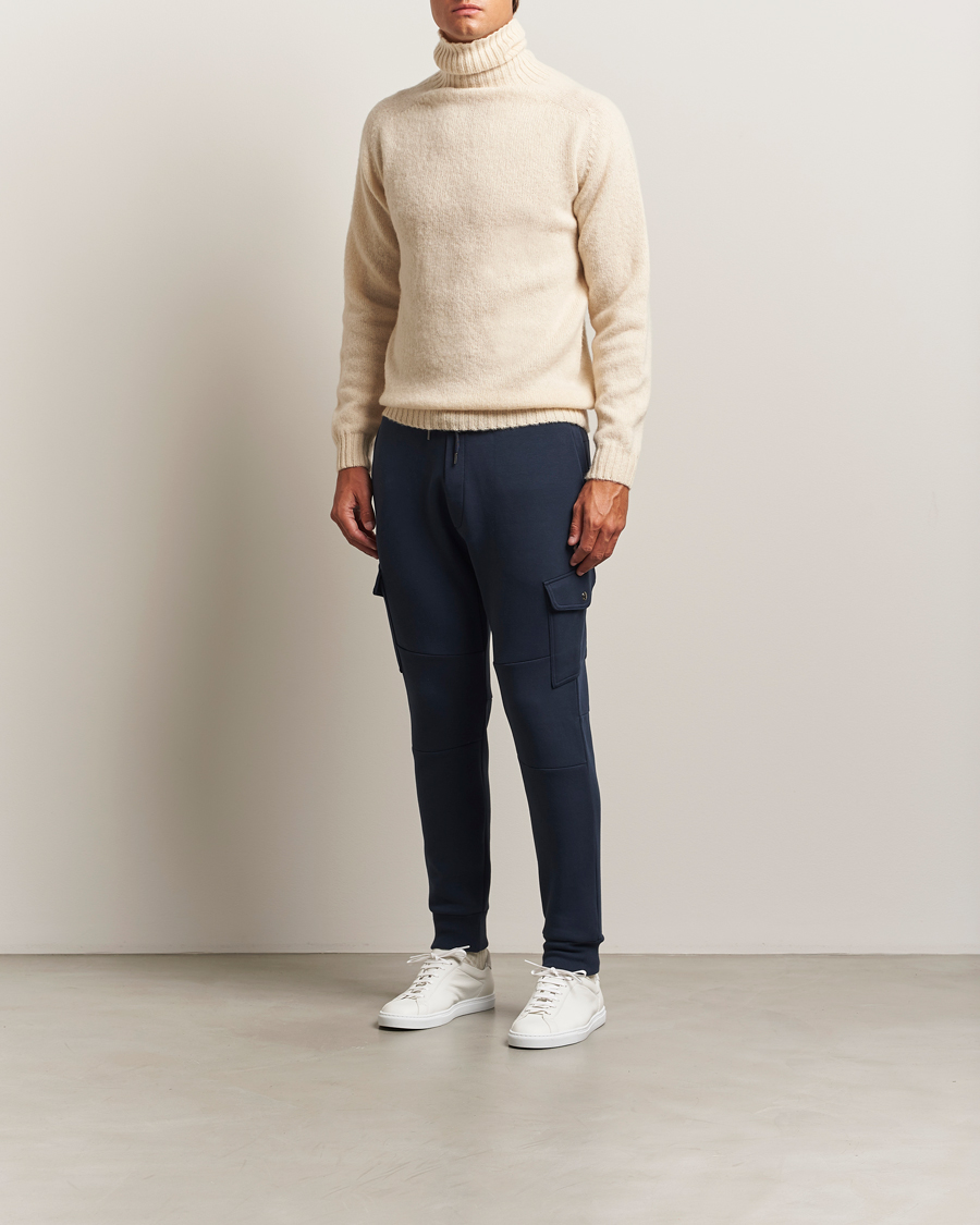 Men | Trousers | Polo Ralph Lauren | Double Knitted Athletic Sweatpants Aviator Navy