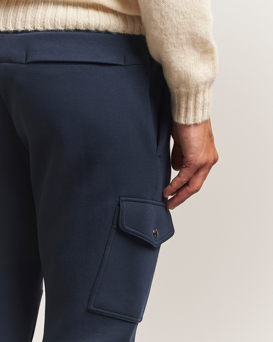 Men | Trousers | Polo Ralph Lauren | Double Knitted Athletic Sweatpants Aviator Navy