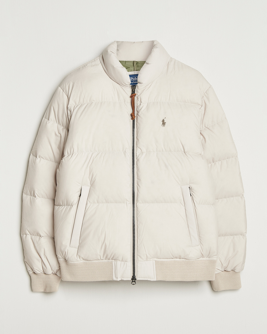 Men | Coats & Jackets | Polo Ralph Lauren | Wyoming Bomber Jacket Khaki Stone