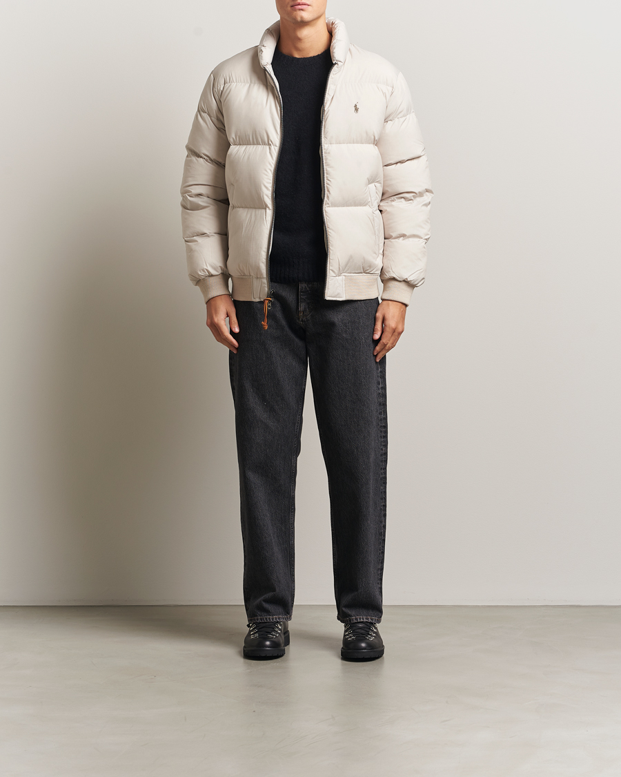 Men | Coats & Jackets | Polo Ralph Lauren | Wyoming Bomber Jacket Khaki Stone