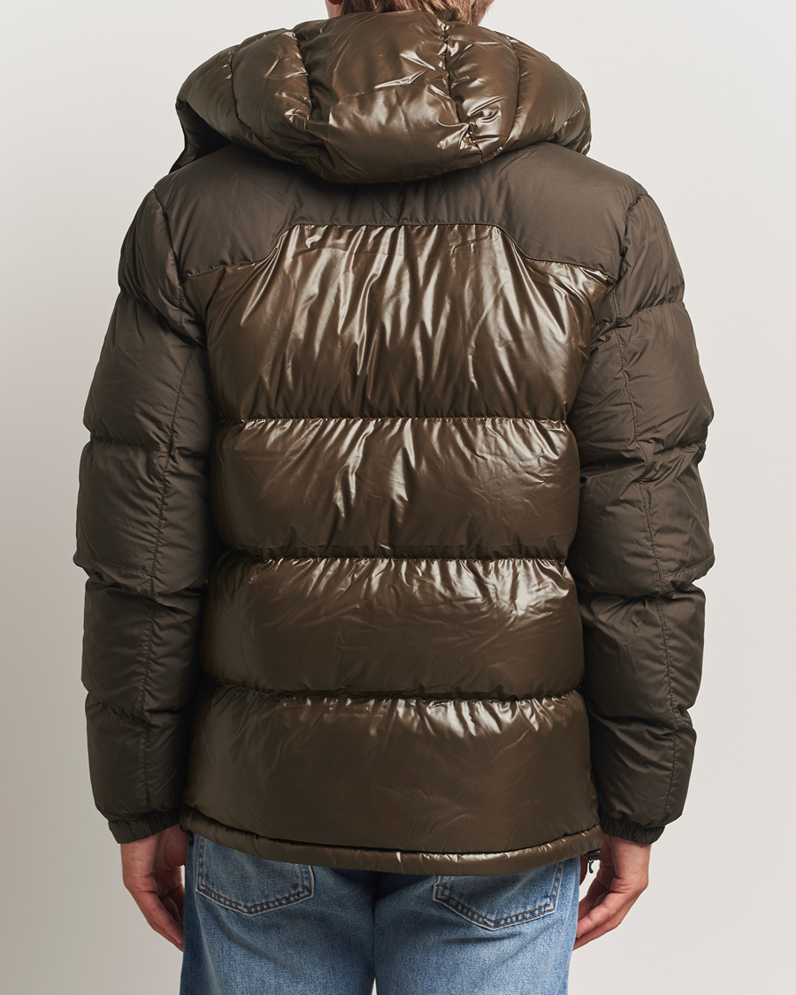 Men | Coats & Jackets | Polo Ralph Lauren | Gorham Mixed Glossy Down Jacket Antique Brown