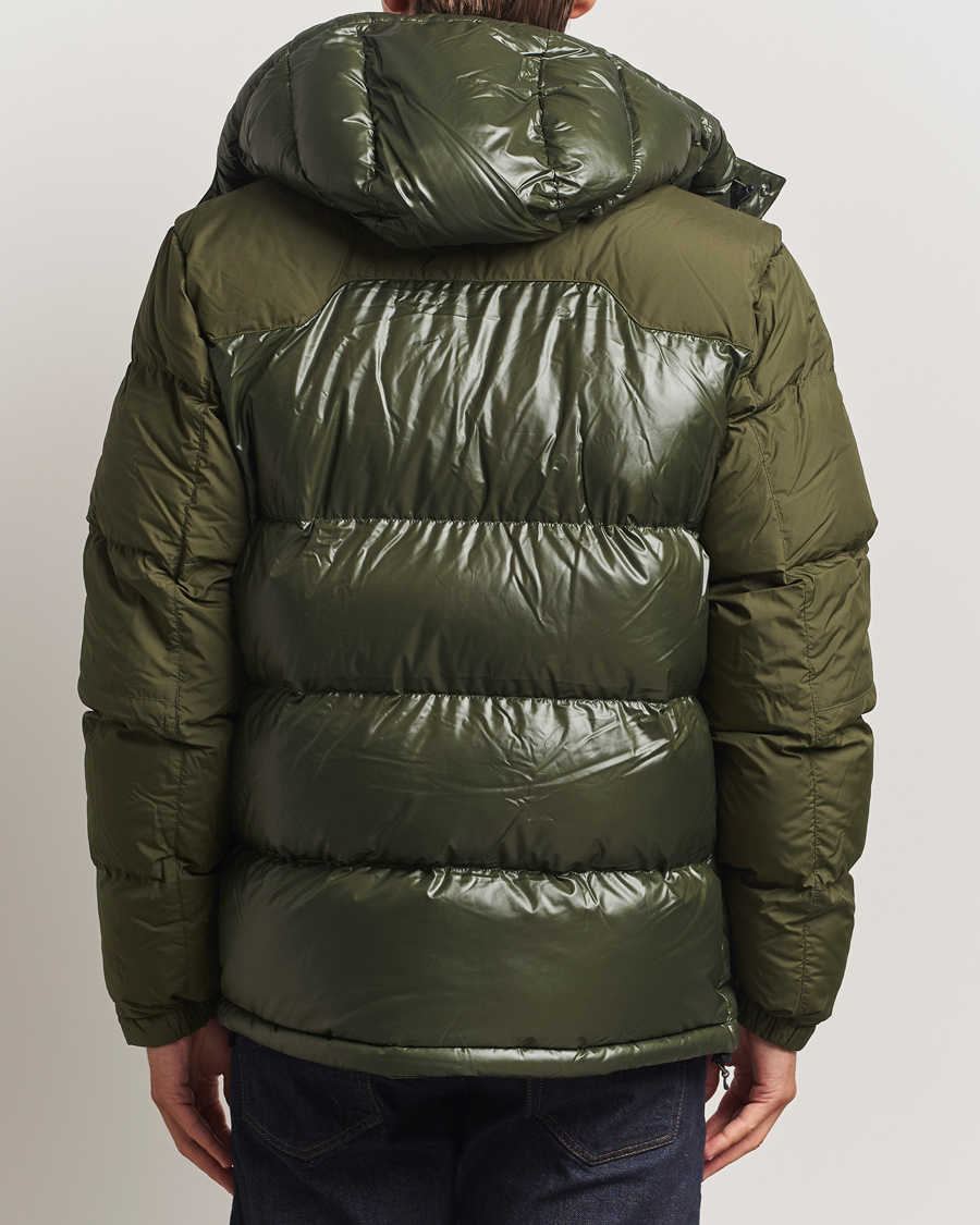 Men | Coats & Jackets | Polo Ralph Lauren | Gorham Mixed Glossy Down Jacket Dark Loden