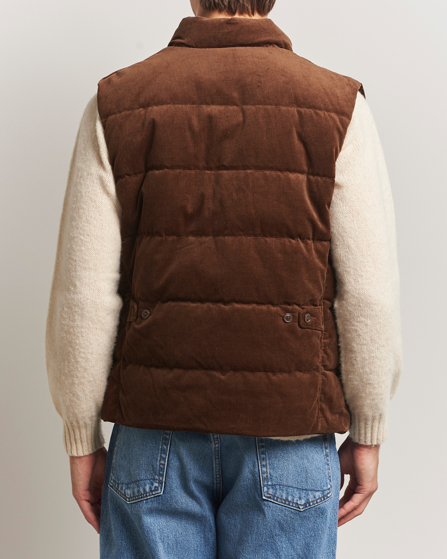 Men | Gilets | Polo Ralph Lauren | Quilted Corduroy Vest Pale Russet