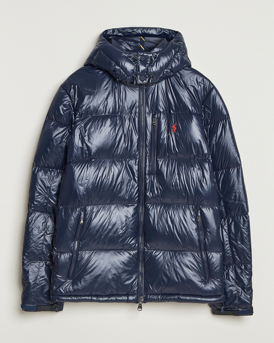 Men | Coats & Jackets | Polo Ralph Lauren | Gorham Glossy Down Jacket Collection Navy