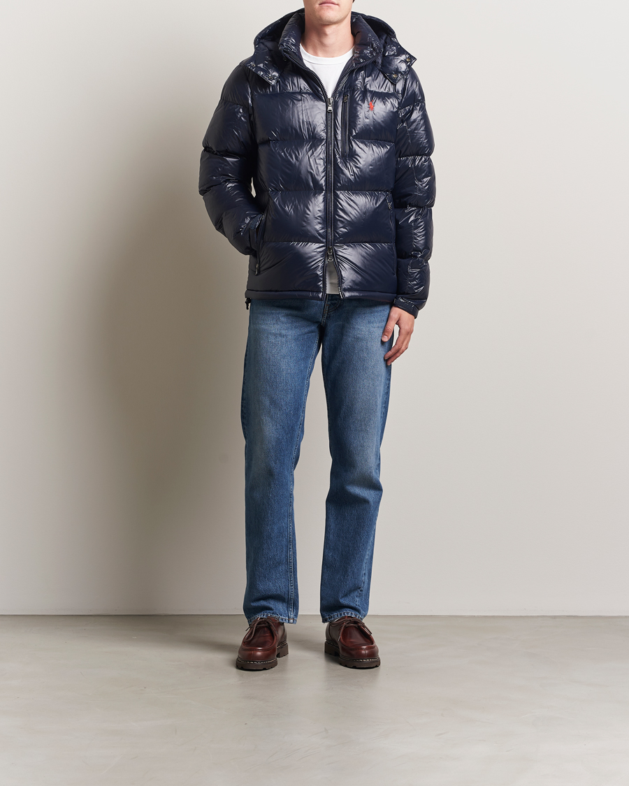 Men | Coats & Jackets | Polo Ralph Lauren | Gorham Glossy Down Jacket Collection Navy