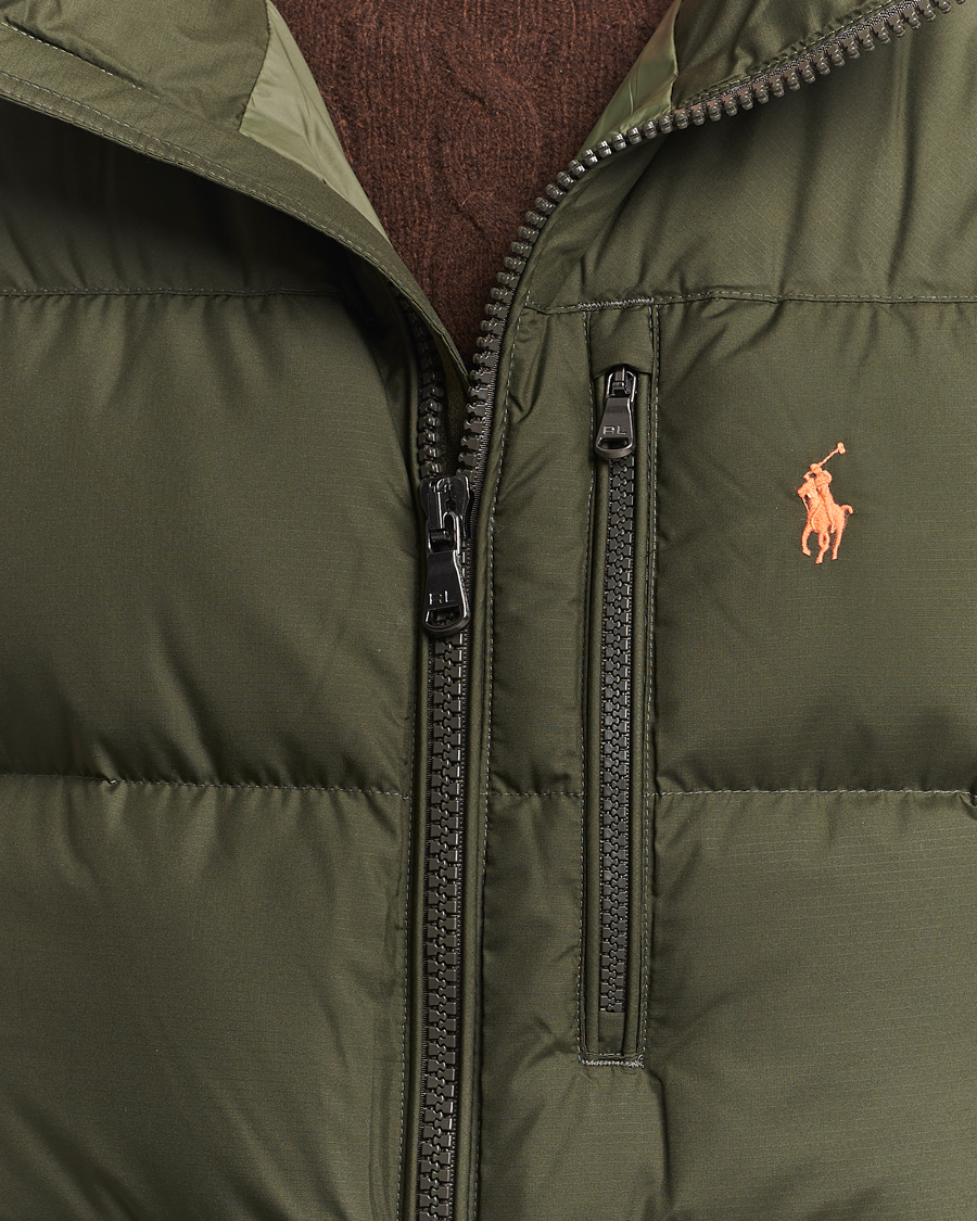 Men | Coats & Jackets | Polo Ralph Lauren | Gorham Down Vest Company Olive