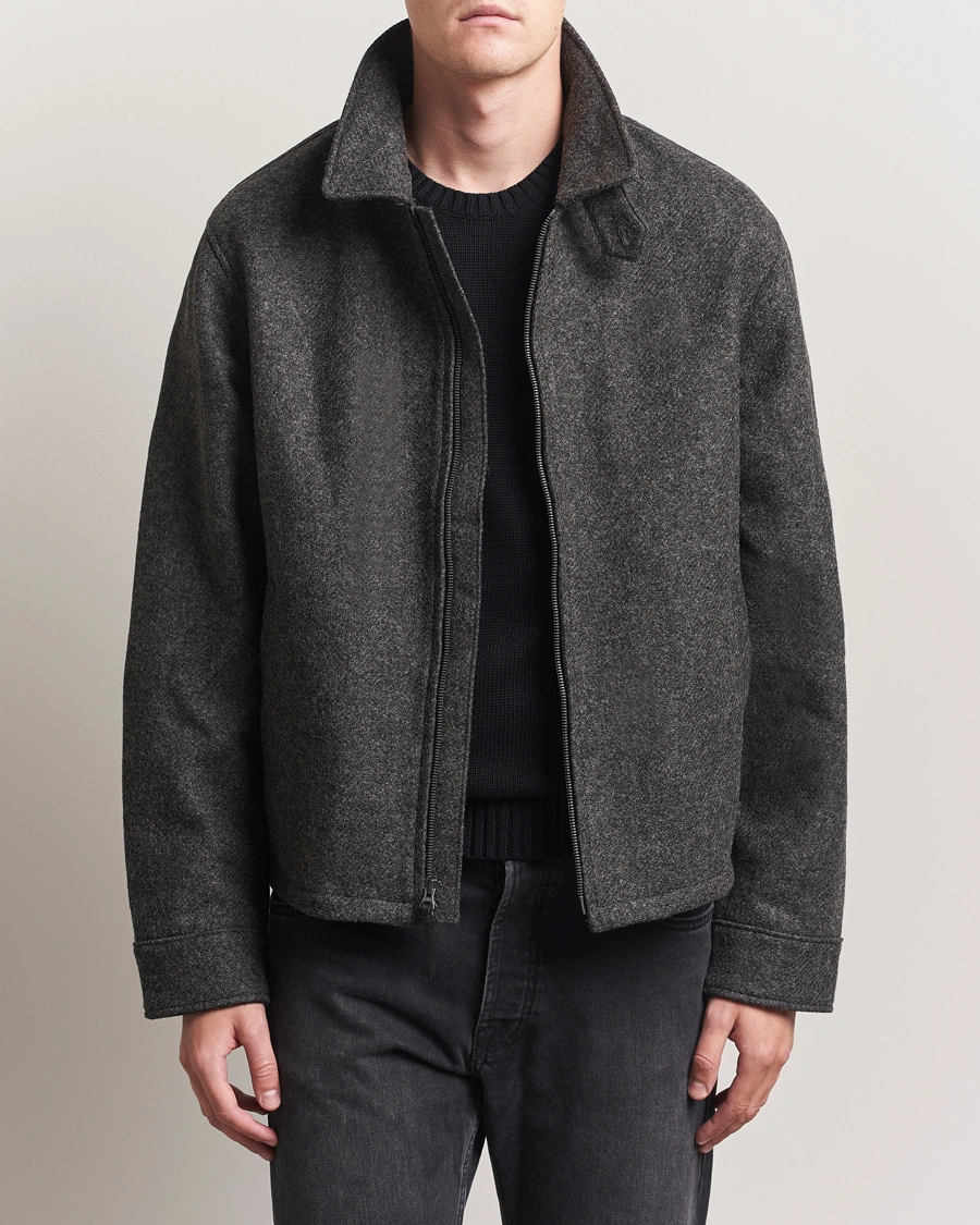 Men | Coats & Jackets | Polo Ralph Lauren | Heritage Twill Wool Windbreaker Barclay Heather