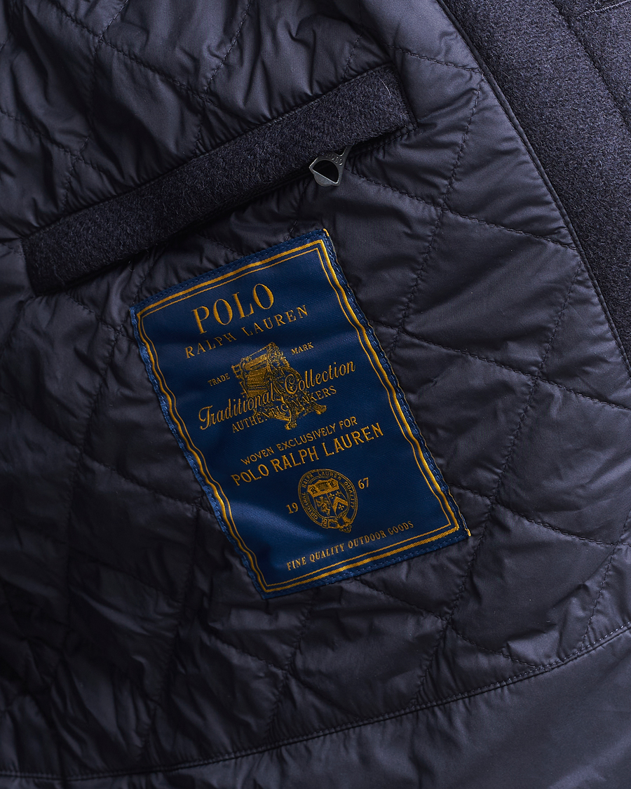Men | Coats & Jackets | Polo Ralph Lauren | Heritage Twill Wool Coat Collection Navy