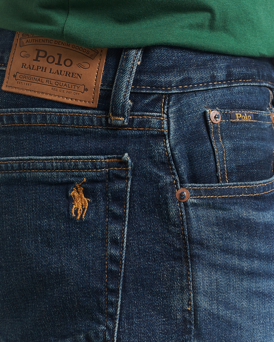 Men | Jeans | Polo Ralph Lauren | Hampton Rockford Stretch Straight Jeans Mid Blue