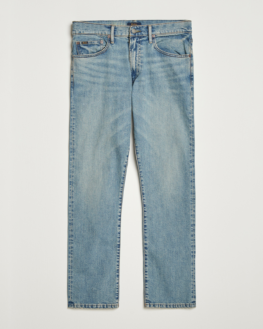 Men | Jeans | Polo Ralph Lauren | Hampton Dixon Stretch Straight Jeans Mid Blue