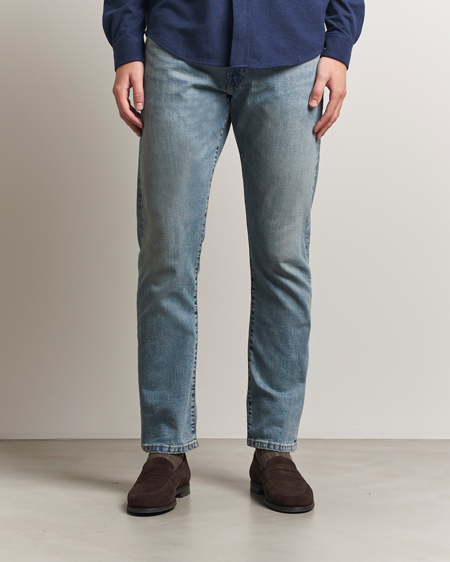 Men | Jeans | Polo Ralph Lauren | Hampton Dixon Stretch Straight Jeans Mid Blue
