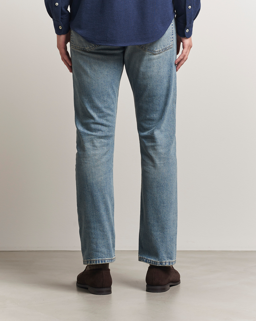 Men | Jeans | Polo Ralph Lauren | Hampton Dixon Stretch Straight Jeans Mid Blue