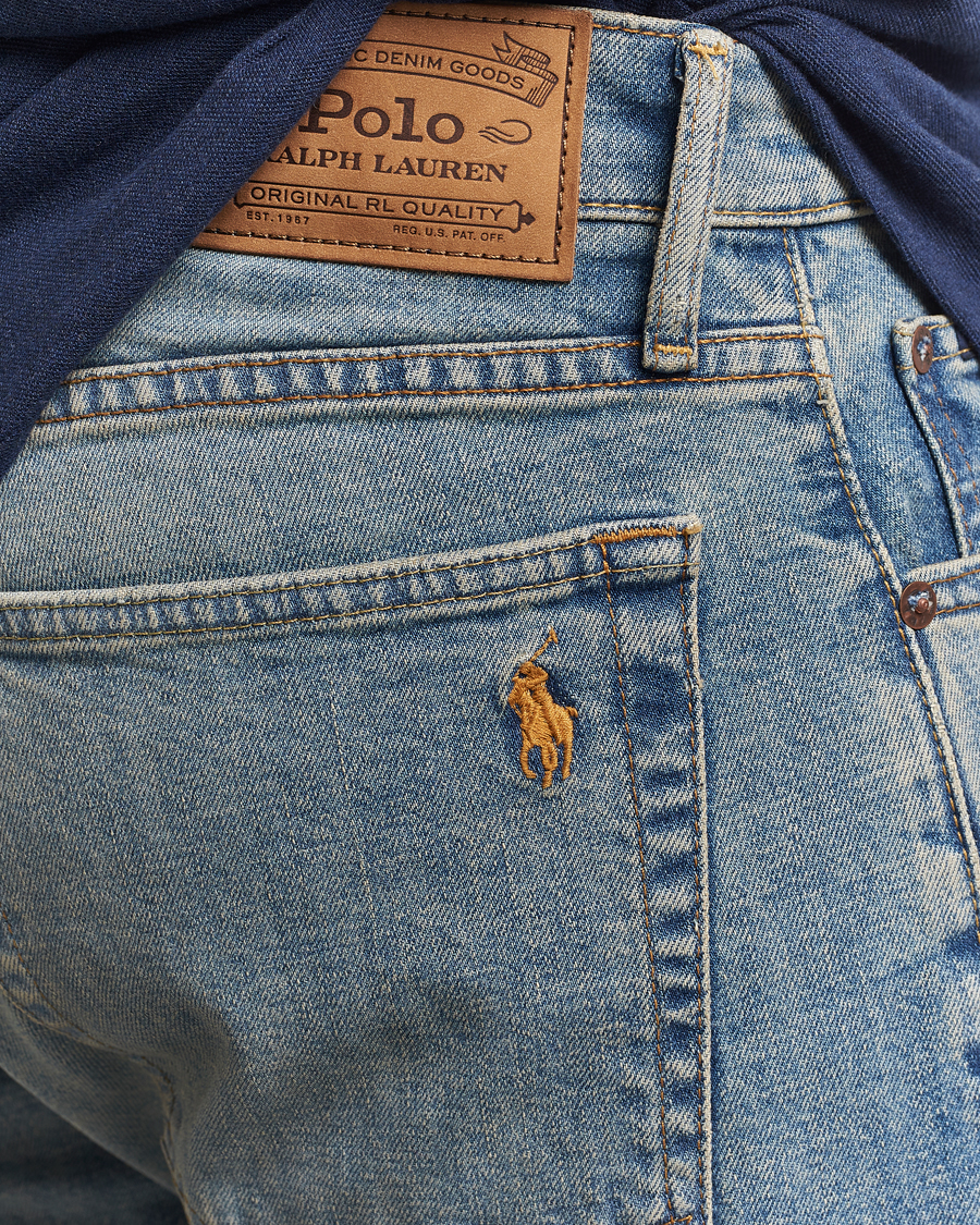 Men | Jeans | Polo Ralph Lauren | Hampton Dixon Stretch Straight Jeans Mid Blue